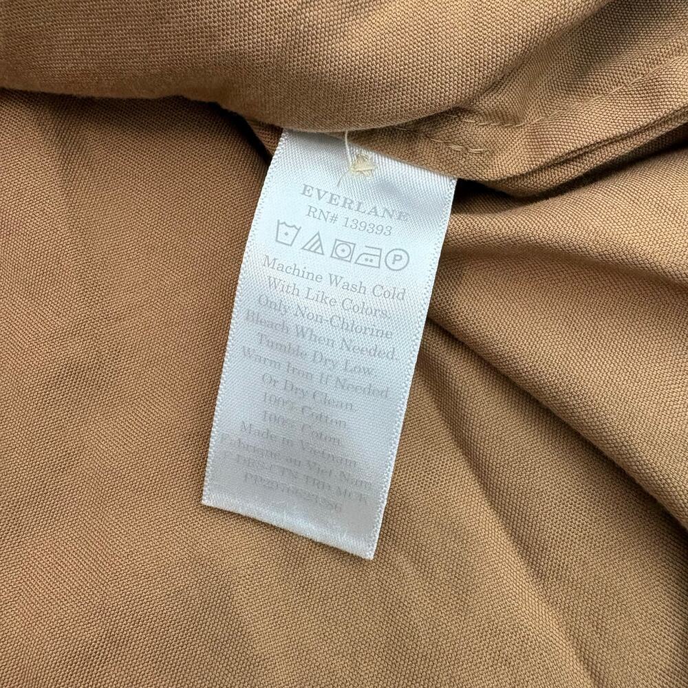 Everlane Tiered Mock Neck Dress Women’s Size Small Minimalist Cottagecore Poplin - Picture 5 of 10